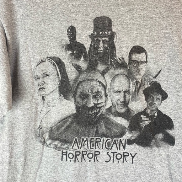 American Horror Story Gray Villain T Shirt size Medium - Picture 2 of 4